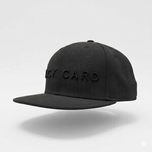 Black Card New Era Snapback All Black Vintage
